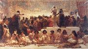 Edwin long,R.A. The Babylonian Marriage Market china oil painting reproduction